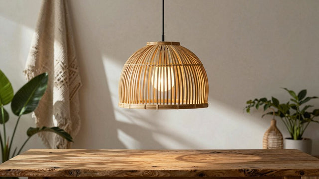 Boho, Japandi ou Rústico? Como o Pendente de Bambu se Adapta ao seu Estilo - Luzzart