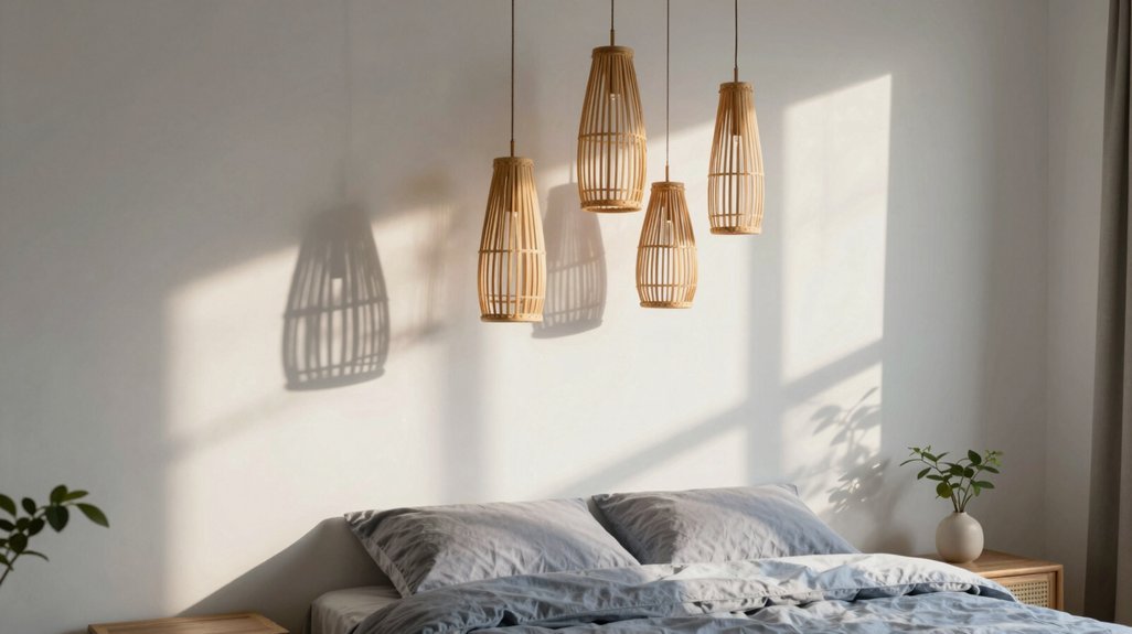 Pendente de Bambu no Quarto: Como Criar Aconchego e Textura sem Escurecer o Ambiente - Luzzart