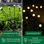 Luminária Solar de Led Efeito Vagalume - LumiGarden - Disponível na ProntoPraTi