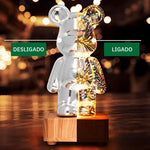 Luminária de Urso Led 7 Cores 3D - GlowBear - Disponível na ProntoPraTi