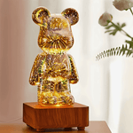 Luminária de Urso Led 7 Cores 3D - GlowBear - ProntoPraTi