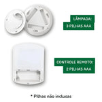 Lâmpadas Led Sem Fio com Controle Remoto - LuxLed - Disponível na ProntoPraTi
