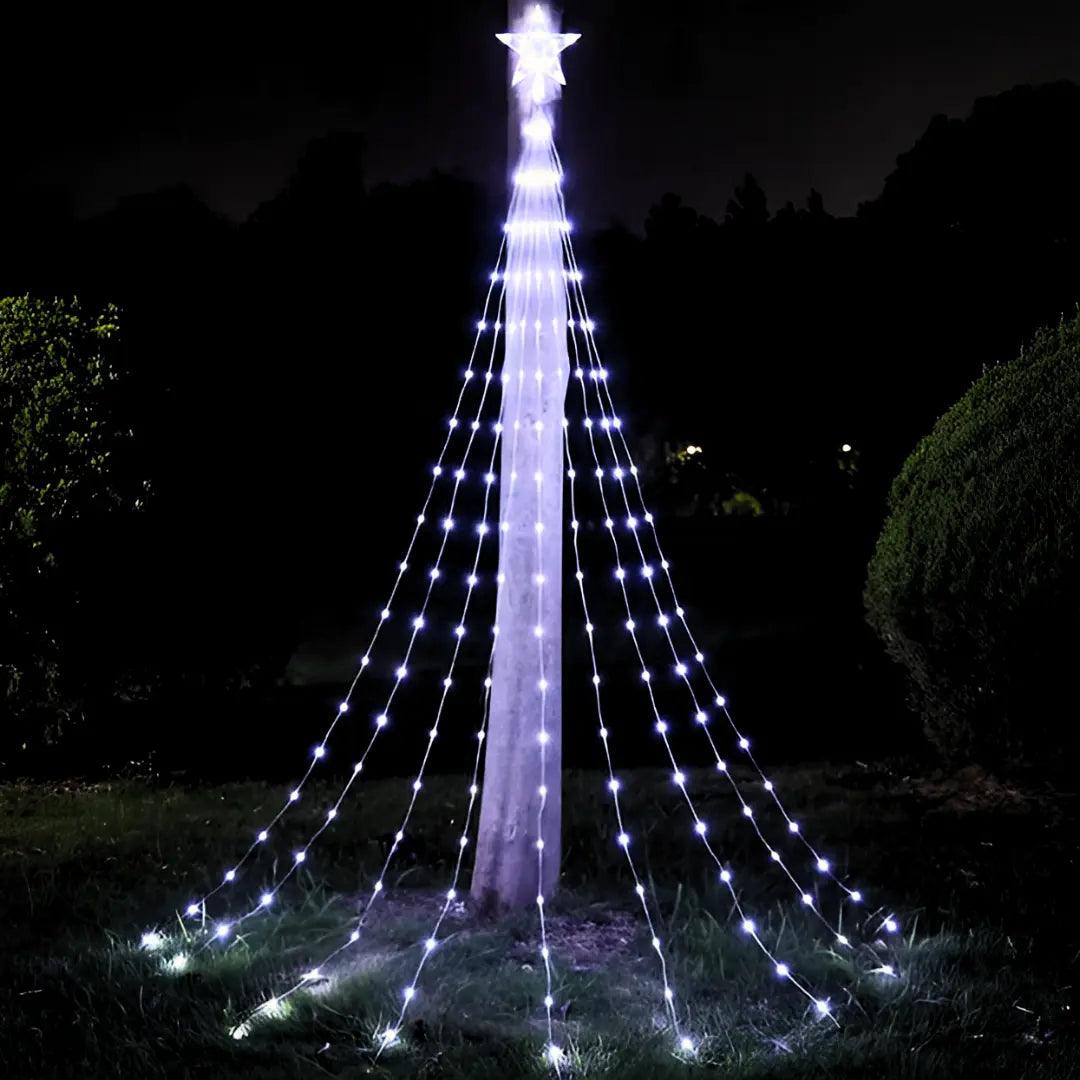 Árvore de Natal de Pisca Pisca + Estrela LED - Disponível na ProntoPraTi