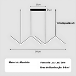 Luminária Supensa - WaveLuxe - ProntoPraTi