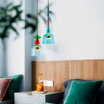 Lustre Pendente Moderno de Vidro Colorido - Disponível na ProntoPraTi