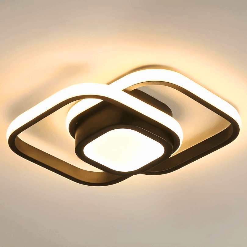 Luminária de Teto - Interlace Glow Quadrada - ProntoPraTi