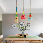 Lustre Pendente Moderno de Vidro Colorido - Disponível na ProntoPraTi