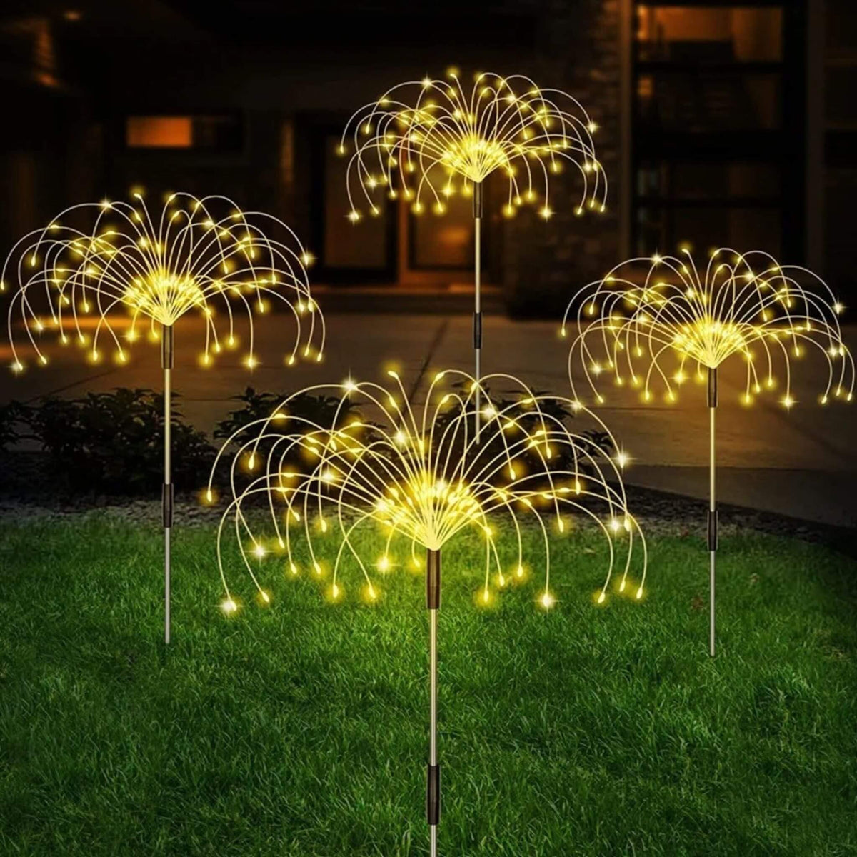 Luz Solar de Led Efeito Fogos de Artifício - AllureGarden - ProntoPraTi