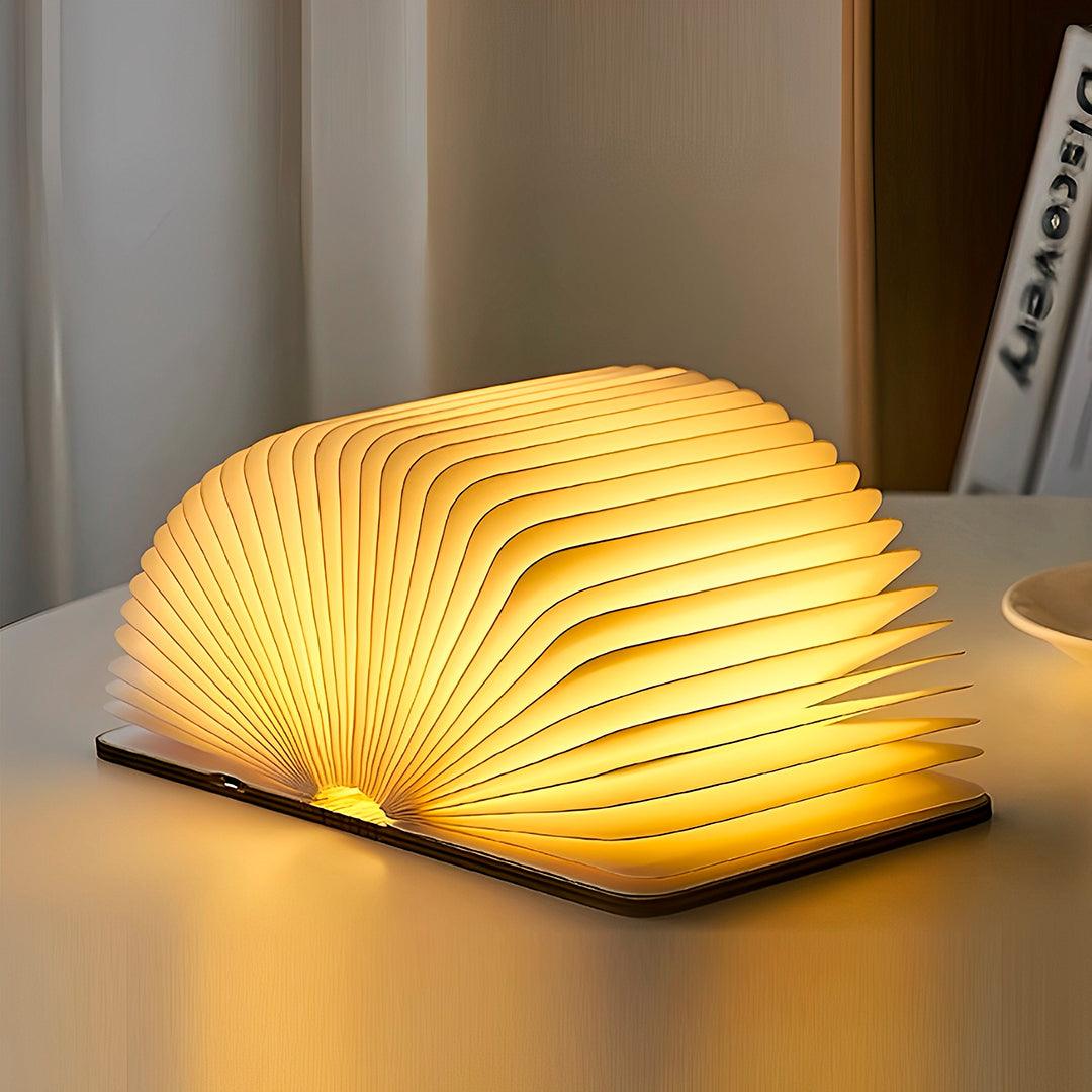 Luminária livro aberto na opção 15 x 11 cm