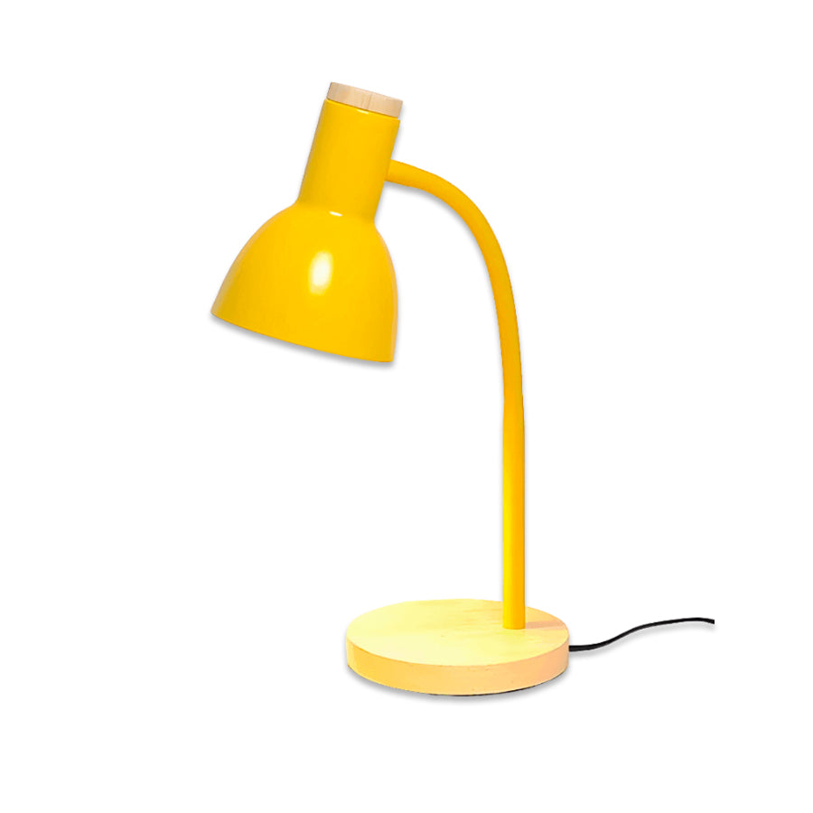 Luminária de Mesa Flexível (Detalhe em Madeira) - LuxFlex Glow