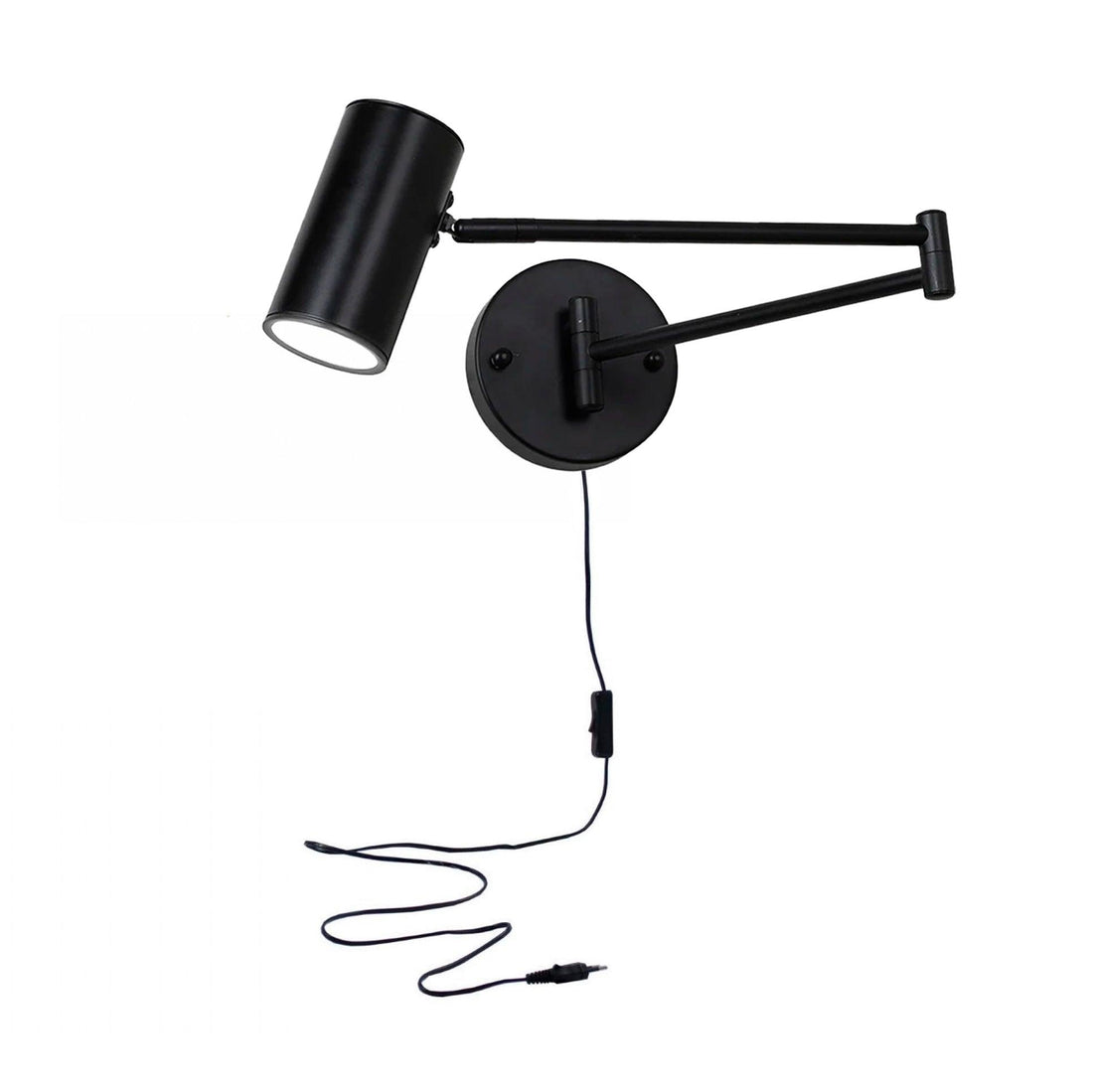 Articulada, com fio na opção Preto · Luz Quente