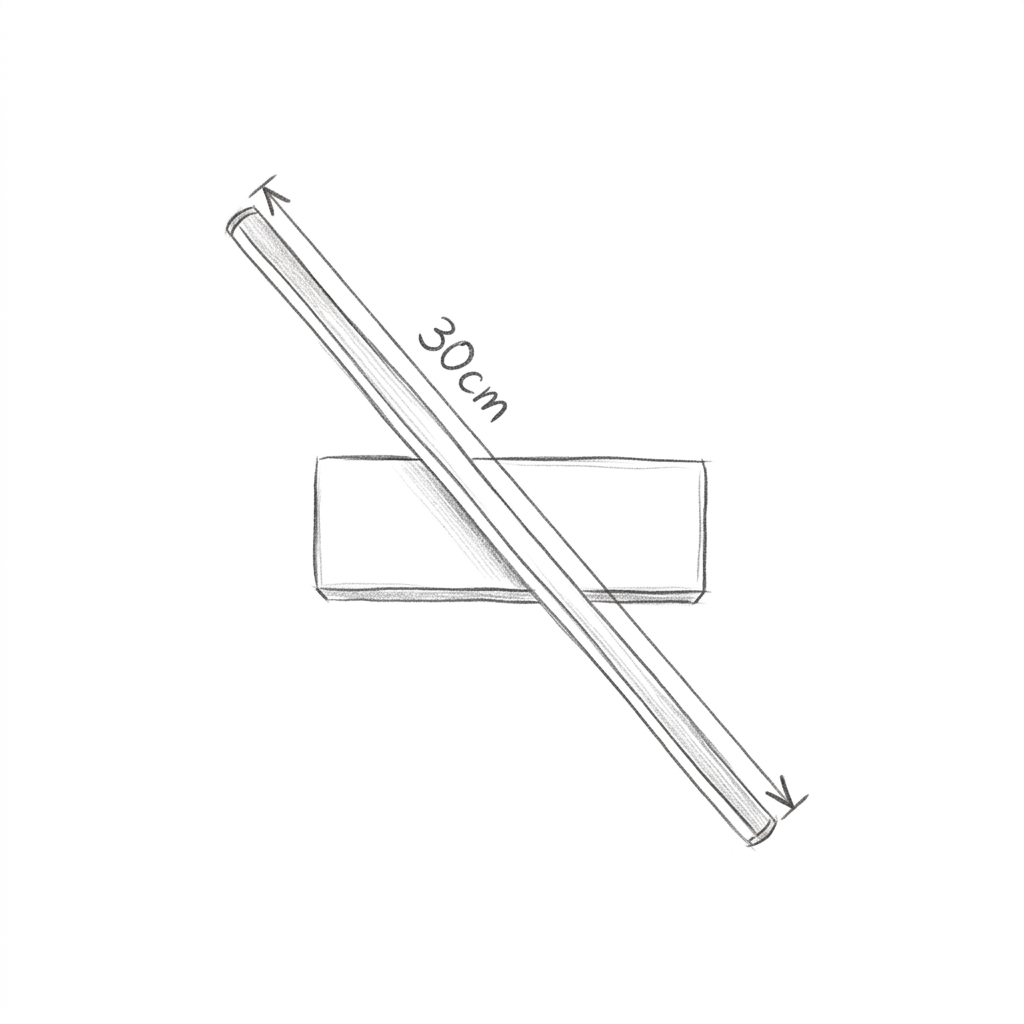 Desenho com as dimensões de Arandela - Giroflex 330º