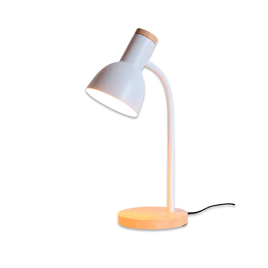 Luminária de Mesa Flexível (Detalhe em Madeira) - LuxFlex Glow