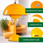 Abajur Cogumelo Portátil Touch - MushTouch Led - Disponível na ProntoPraTi