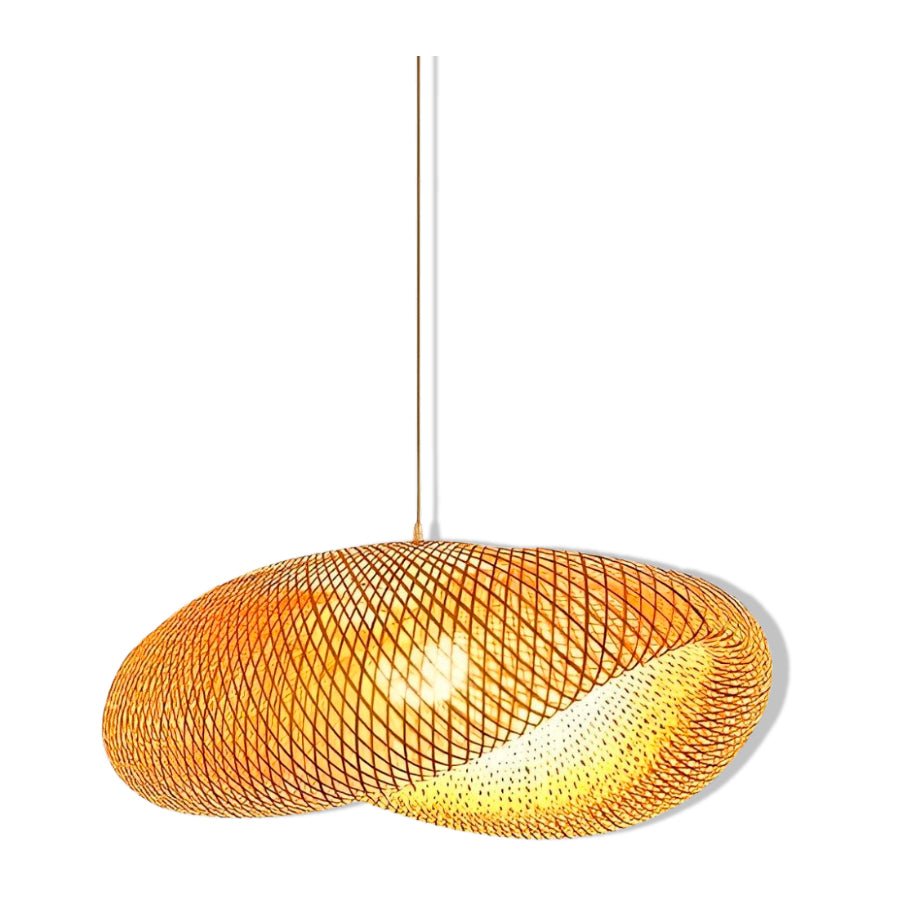 Luminária Pendente Chapéu de Palha Borneu - Disponível na Luzzart