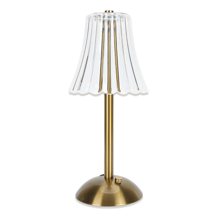 Abajur dourado portátil