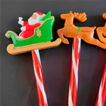 Espeto Solar de Natal LED - Trenó e Renas - Disponível na ProntoPraTi