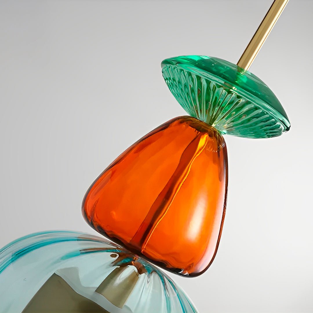 Lustre Pendente Moderno de Vidro Colorido - Disponível na ProntoPraTi