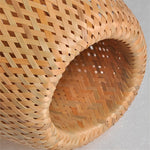 Pendente Casulo de Bambu Palha Fibra Natural