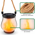 Lampião de Led Solar/USB - C Recarregável - Disponível na ProntoPraTi