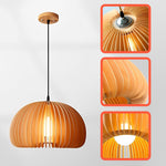 Pendente de Madeira BassWood