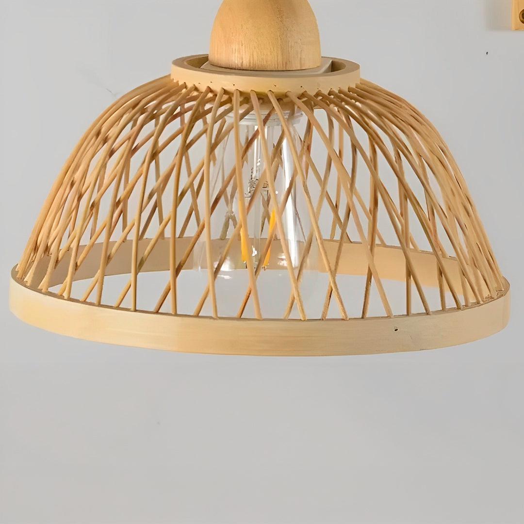 Arandela de Palha Bambu Rattan - CP114