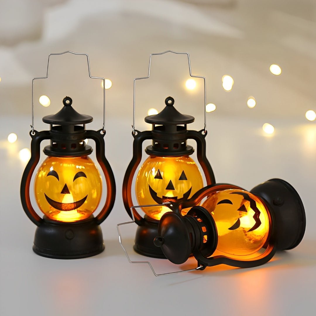 Lampião Abóbora LED – Halloween - Disponível na ProntoPraTi