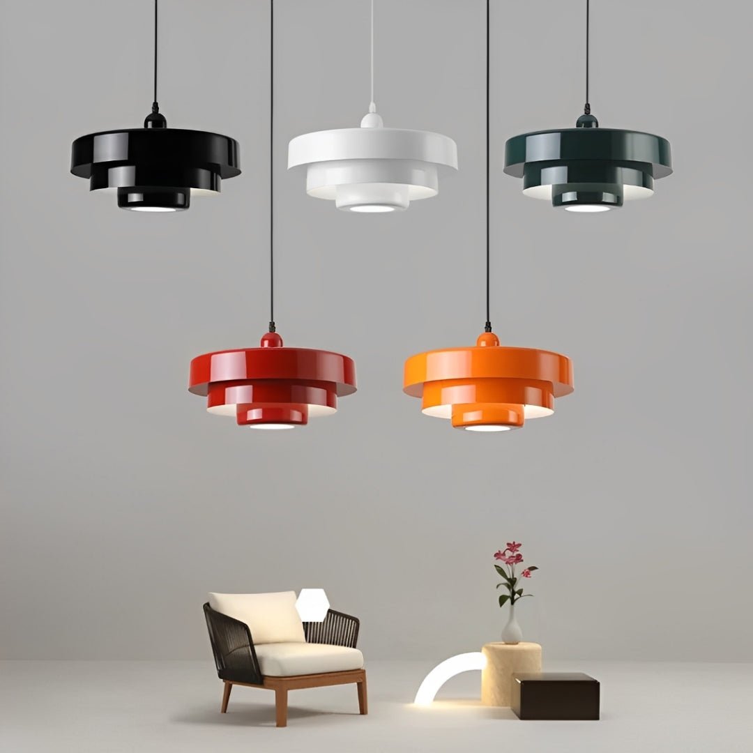 Lustre Pendente Moderno Nordic LED – Luminária de Teto Colorida - Disponível na ProntoPraTi