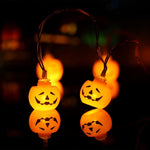 Varal Abóbora LED 3m – Decoração de Halloween - Disponível na ProntoPraTi