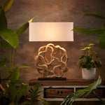 Abajur Artesanal com Madeira Torcida - Disponível na ProntoPraTi