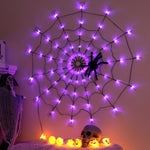 Teia de Aranha LED com Aranha Decorativa – Halloween - Disponível na ProntoPraTi