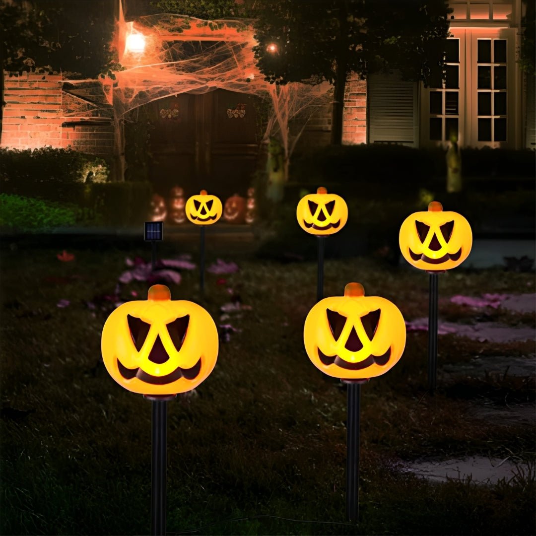 Espeto Solar Abóboras LED (3 modelos) - Halloween - Disponível na ProntoPraTi