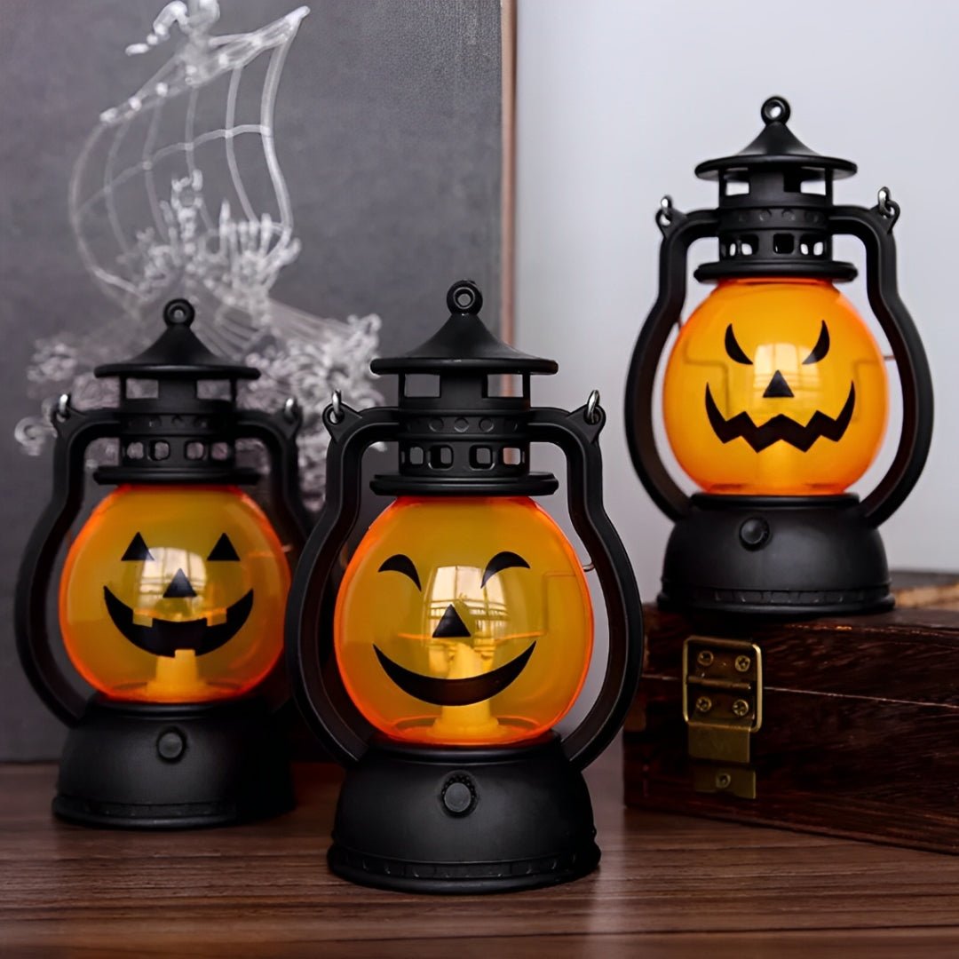 Lampião Abóbora LED – Halloween - Disponível na ProntoPraTi