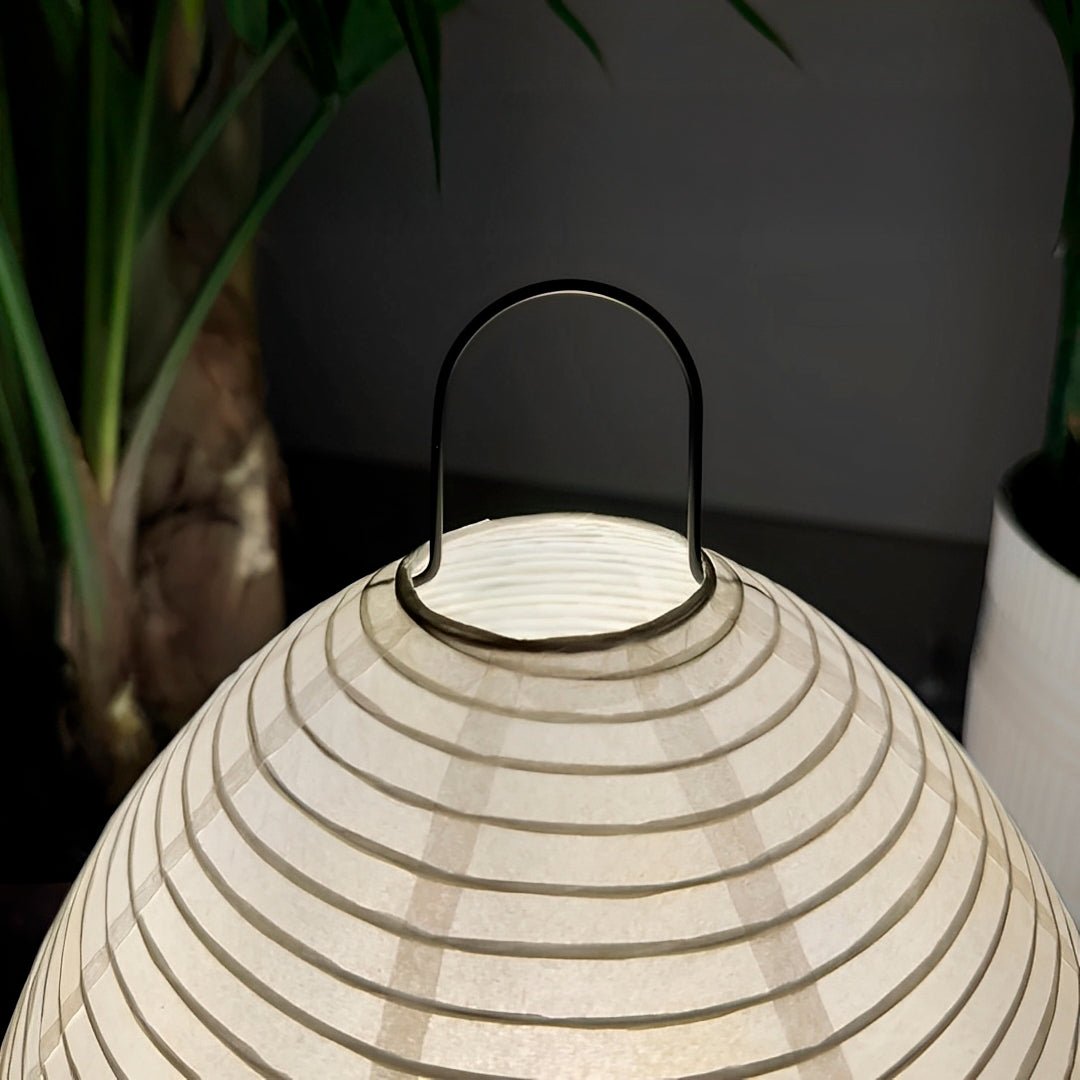 Abajur Japonês Akari Noguchi – Luminária de Papel Estilo Oriental - Disponível na ProntoPraTi