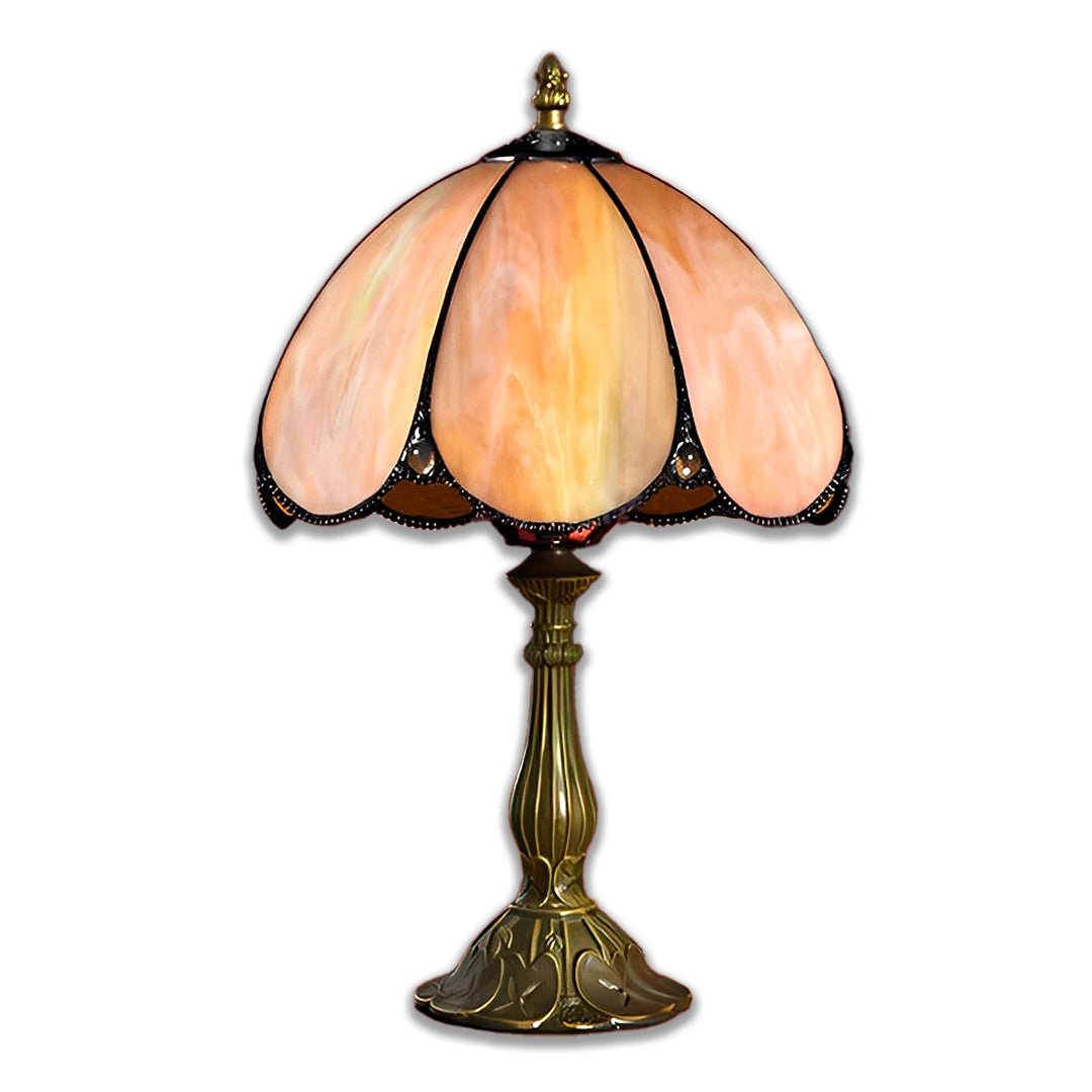 Abajur Tiffany Art Nouveau com Cúpula de Vitral– Luzzart