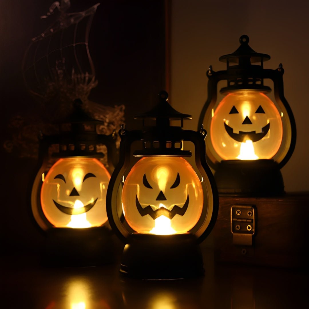 Lampião Abóbora LED – Halloween - Disponível na ProntoPraTi