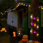 Pisca - Pisca Halloween LED – Abóboras, Morcegos e Fantasmas (3m) - Disponível na ProntoPraTi