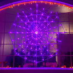 Teia de Aranha LED com Aranha Decorativa – Halloween - Disponível na ProntoPraTi