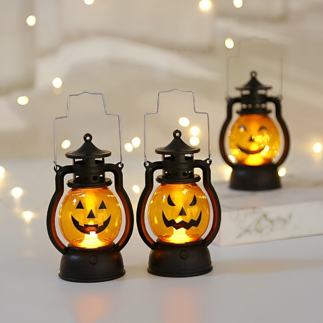 Lampião Abóbora LED – Halloween - Disponível na ProntoPraTi