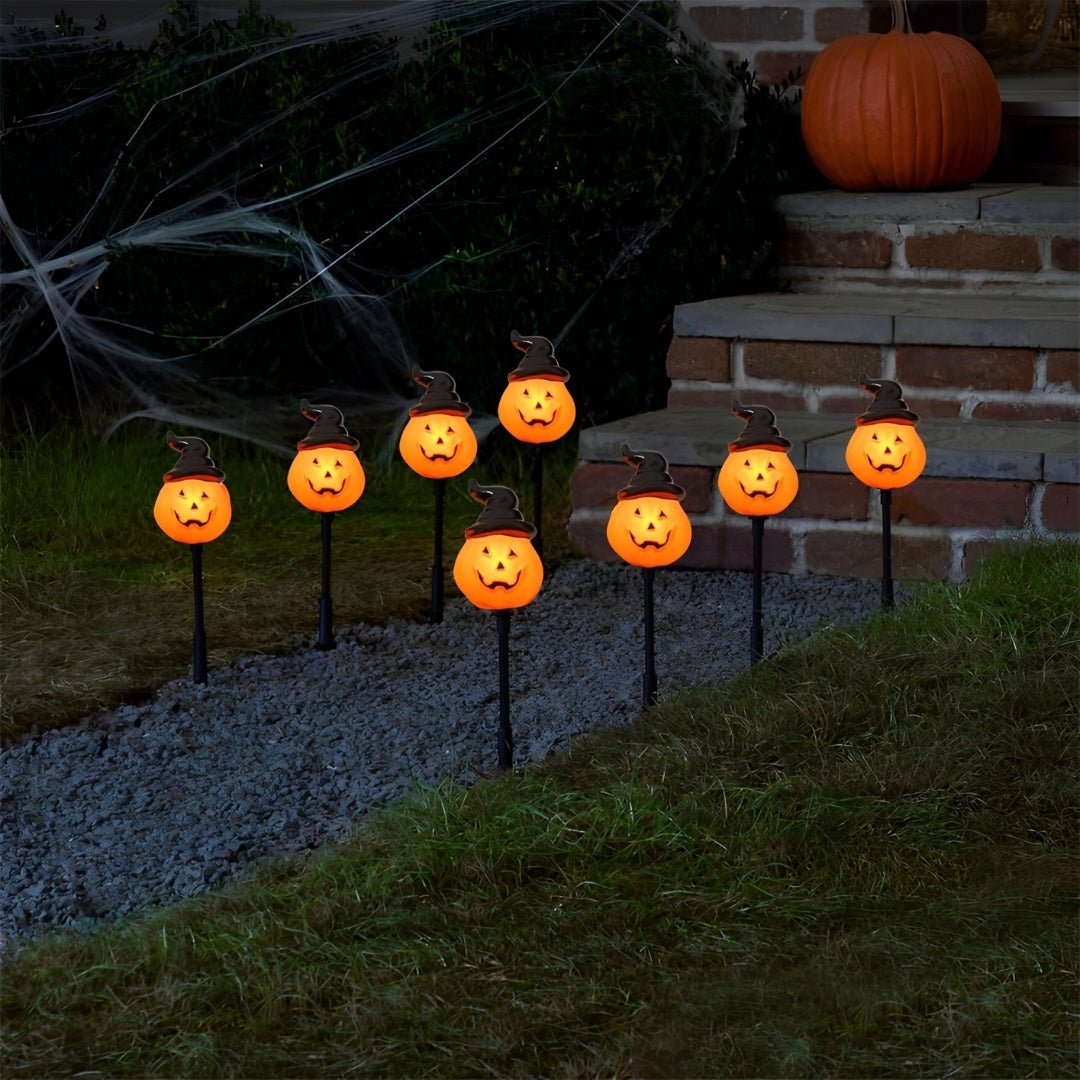 Espeto Solar Abóboras LED (3 modelos) - Halloween - Disponível na ProntoPraTi