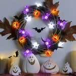 Pisca - Pisca Halloween LED – Abóboras, Morcegos e Fantasmas (3m) - Disponível na ProntoPraTi