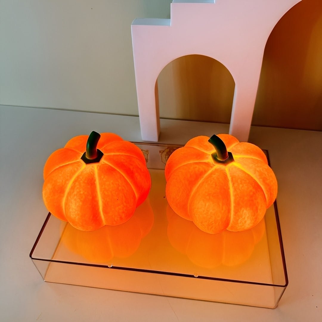 Luminária Abóbora LED – Decoração de Halloween - Disponível na ProntoPraTi
