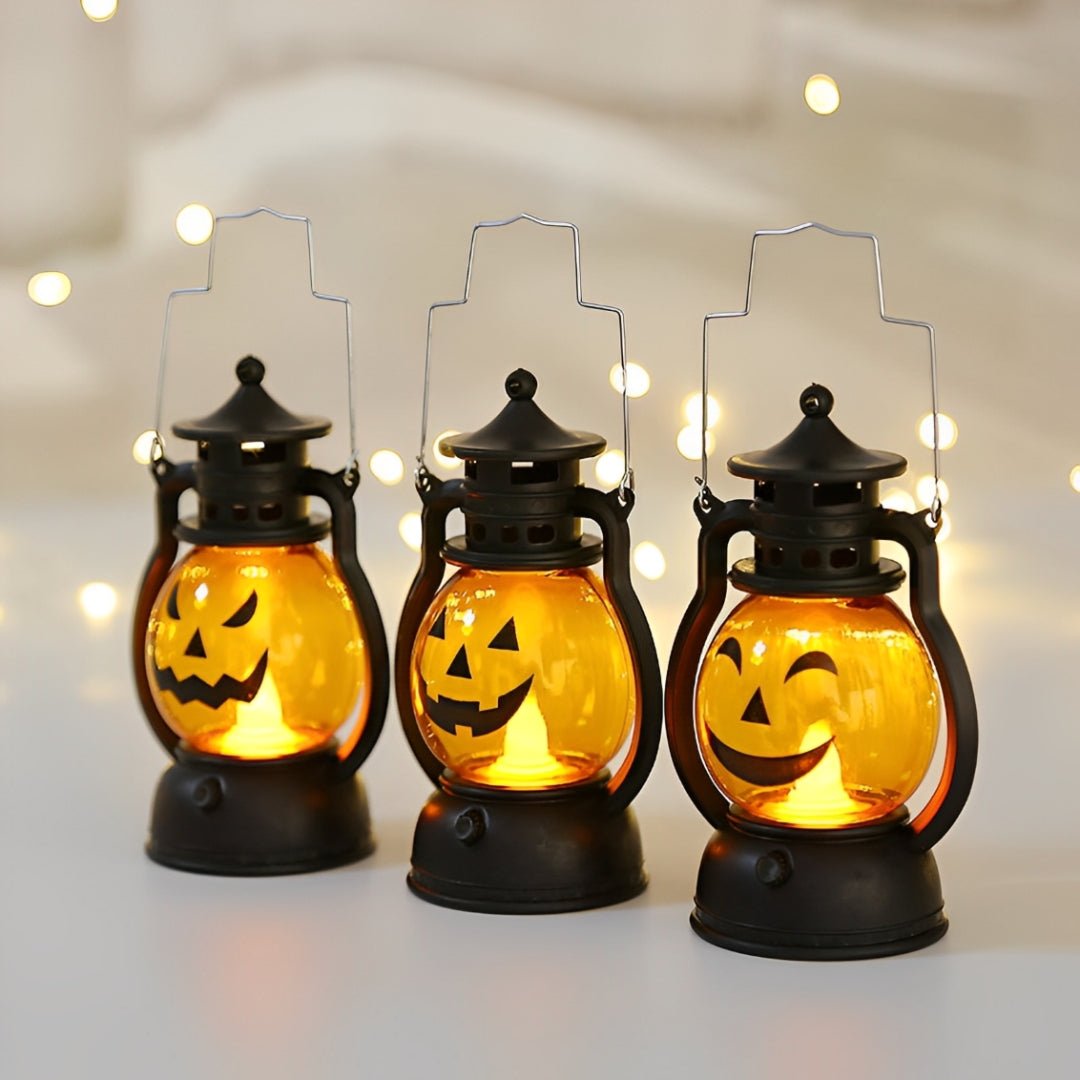 Lampião Abóbora LED – Halloween - Disponível na ProntoPraTi