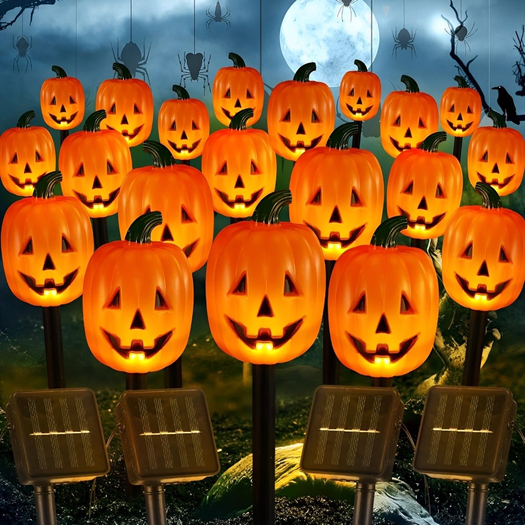 Espeto Solar Abóboras LED (3 modelos) - Halloween - Disponível na ProntoPraTi