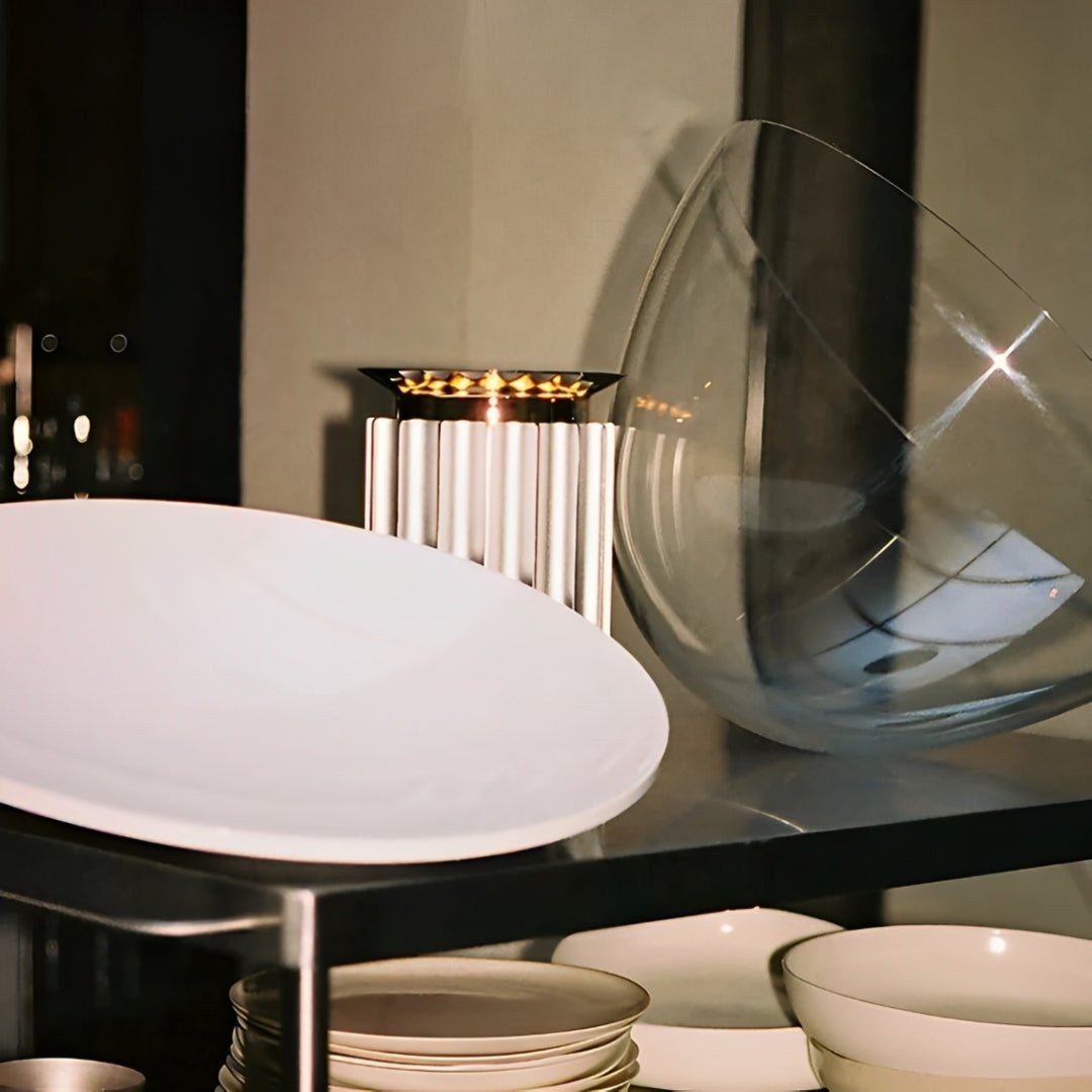Luminária Taccia – Design Italiano (Estilo Atollo) - Disponível na ProntoPraTi