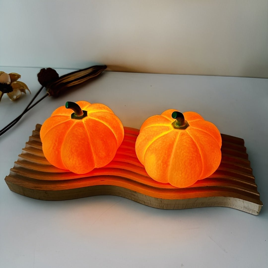 Luminária Abóbora LED – Decoração de Halloween - Disponível na ProntoPraTi