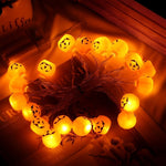 Varal Abóbora LED 3m – Decoração de Halloween - Disponível na ProntoPraTi