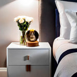 Luminária Religiosa - Bola de Cristal Jesus Cristo