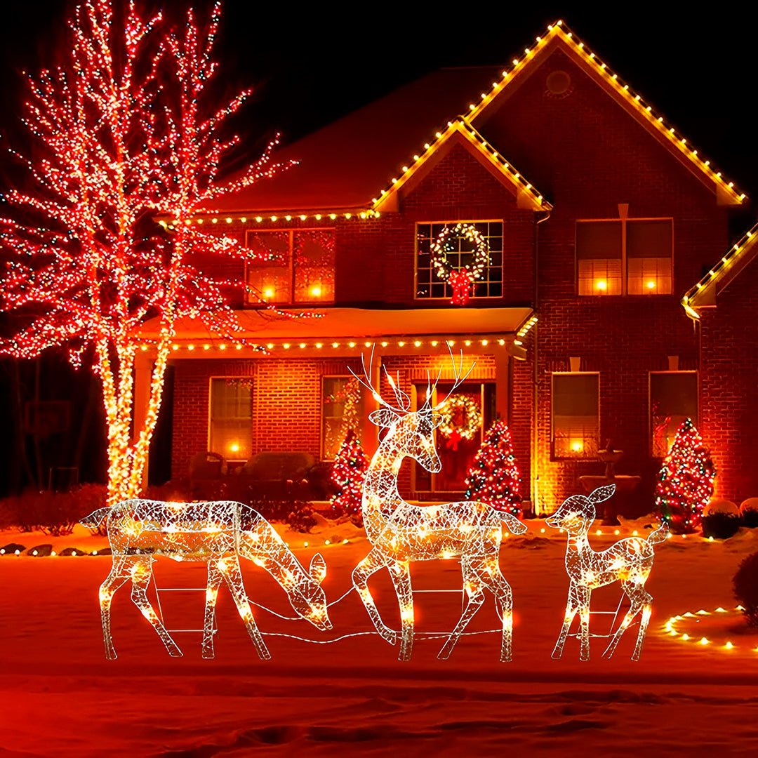 Rena de Natal de Led para Jardim - Disponível na ProntoPraTi