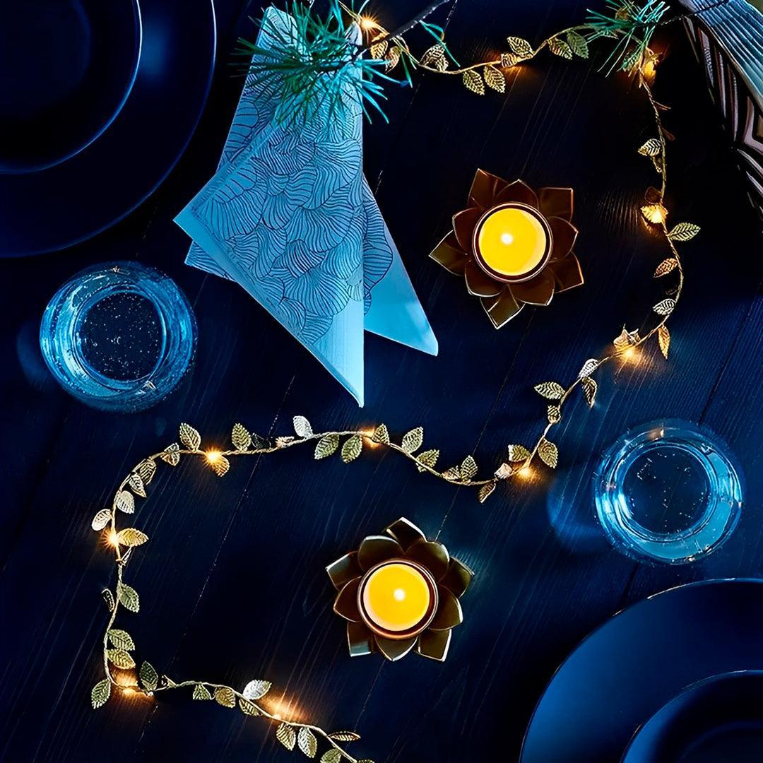 Folhas de Led Decorativas / 5m 50 Leds